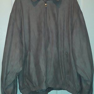 Heritage Cross mens tan zipper front jacket sizeXL